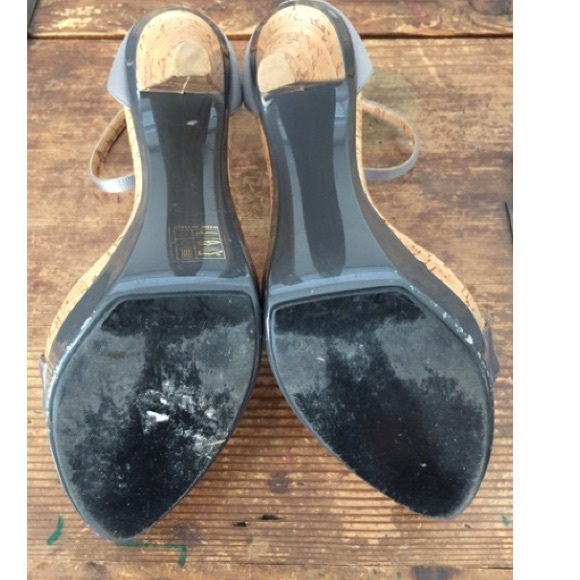 Stella McCartney Satin and Cork platform heels - Picture 5 of 5